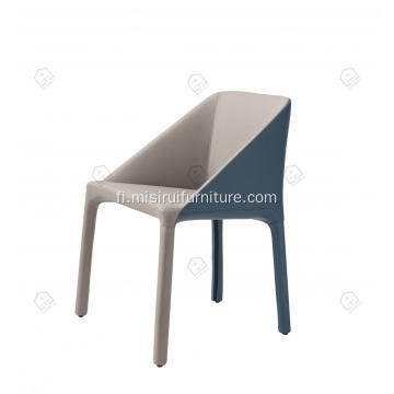Sininen keinotekaahkainen manta -tuolit